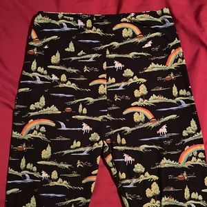 St. Paddy’s Rainbow Unicorn Leprechaun Lularoe OS Leggings